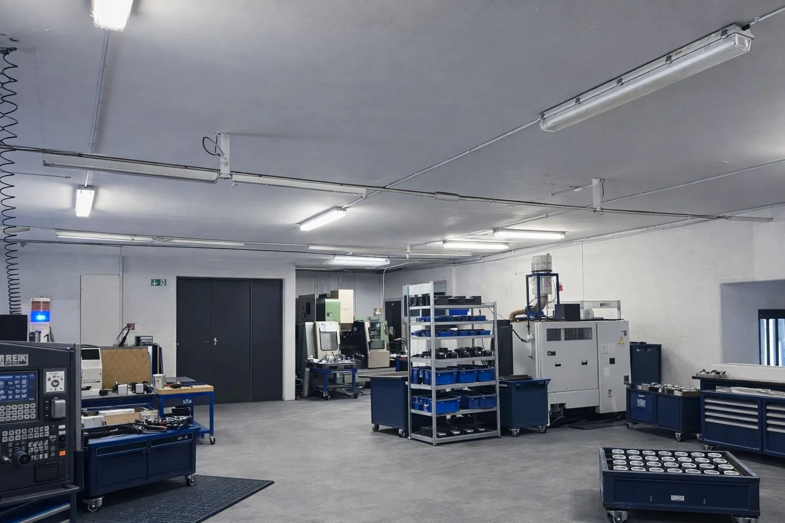 Innenraum der Fabrik von BMB Metallbearbeitung Richter
